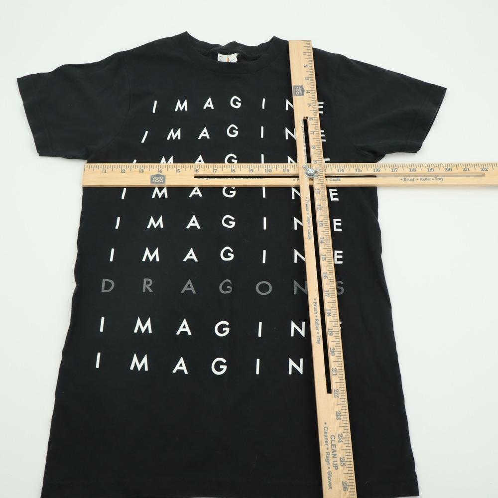Imagine Dragons Concert Tour T-Shirt Black Graphic Band Tee Mens Small S - Picture 2 of 8